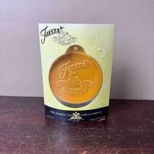FiestaWare Fiesta Ornament #761‎ 1936 - 2011 75th Anniversary Marigold Yellow